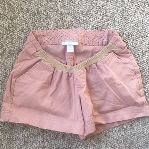 Motherhood Maternity Pink Under Belly Shorts